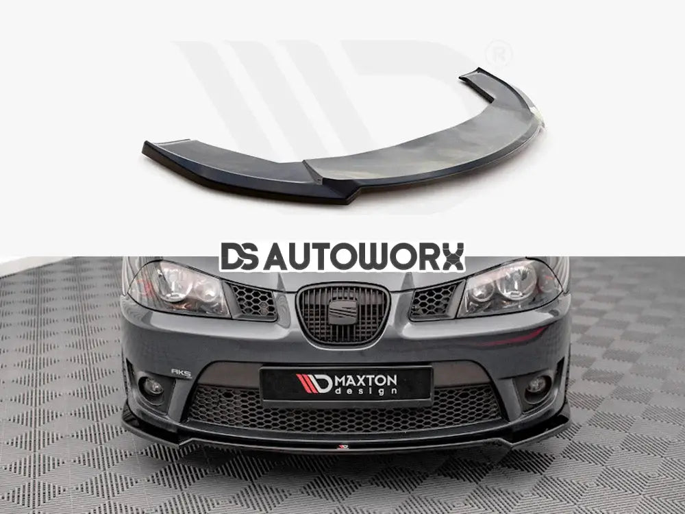 Maxton Design Front Splitter V.3 Seat Ibiza Cupra MK3 00-08 Main image