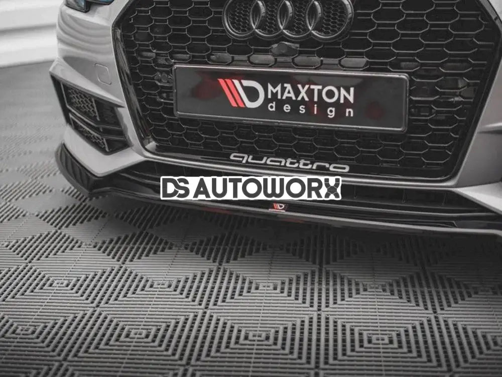 Maxton Design Front Splitter V.4 Audi S4 A4 S-line B9 15-19 Secondary image