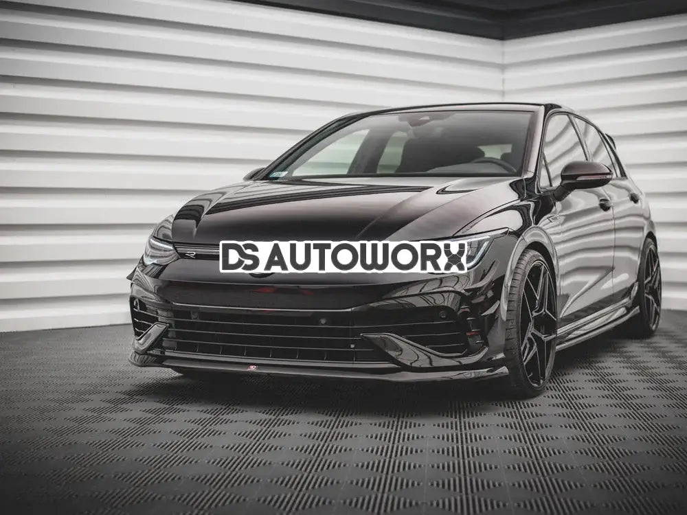 Maxton Design Front Splitter V.5 Volkswagen Golf R MK8 20- Secondary image