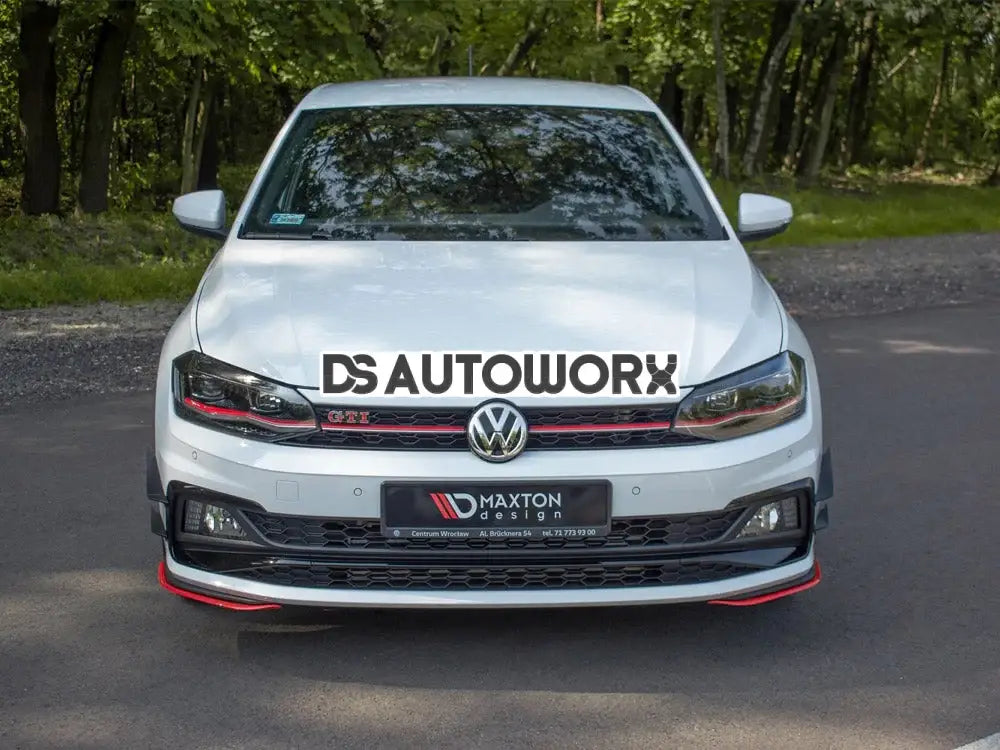 Maxton Design Front Splitter V.5 Volkswagen Polo MK6 GTI 17-21 Secondary image