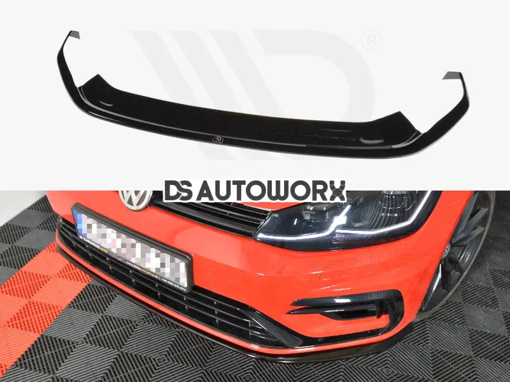 Maxton Design Front Splitter V.7 Volkswagen Golf R 7.5 2017-20