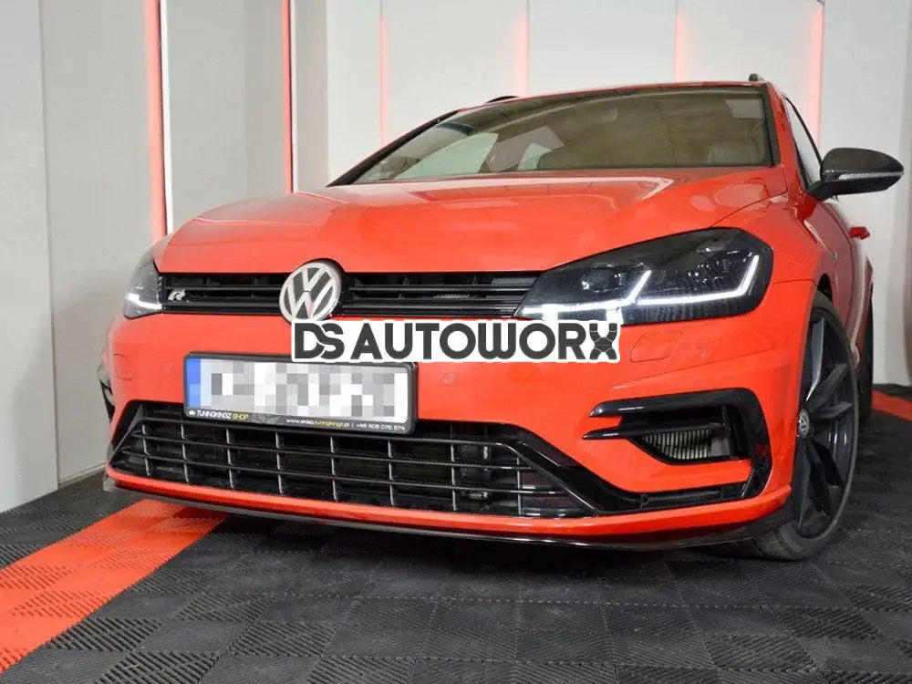 Maxton Design Front Splitter V.7 Volkswagen Golf R 7.5 2017-20