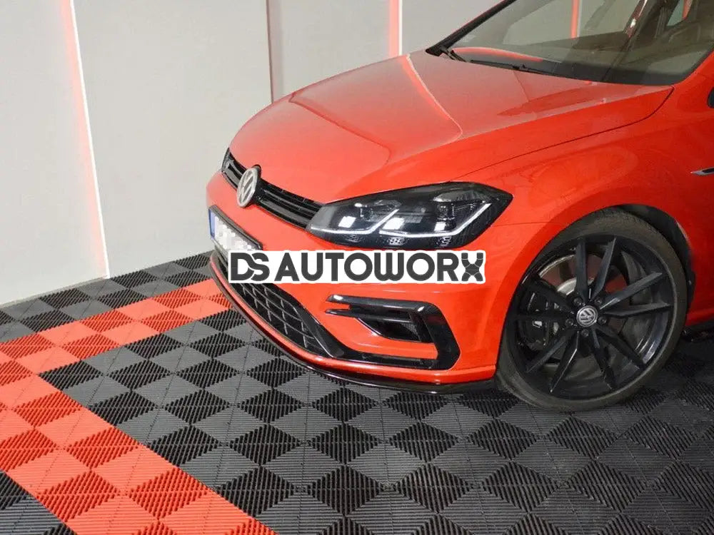 Maxton Design Front Splitter V.7 Volkswagen Golf R 7.5 2017-20