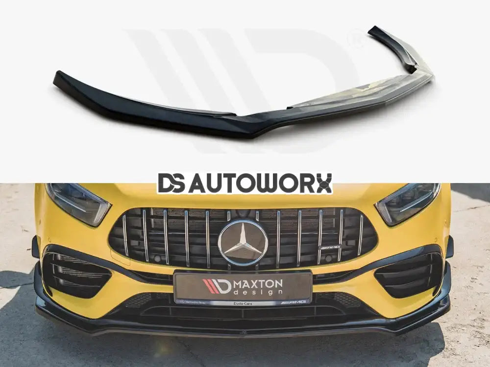 Maxton Design Front Splitter V1 Mercedes-amg A45 S W177 2019- Main image