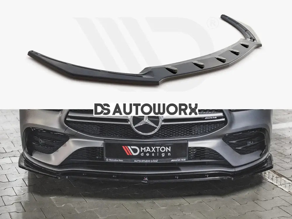Maxton Design Front Splitter V2 Mercedes-amg CLA 35 AERO C118 2019- Main image