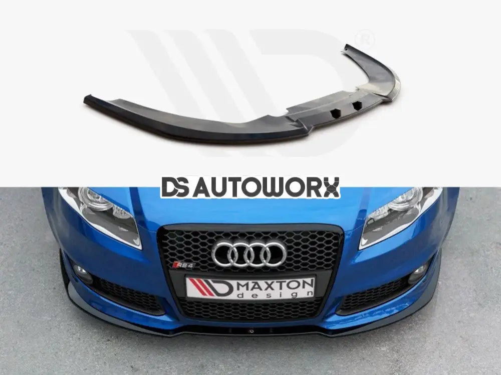 Maxton Design Front Splitter V2AUDI RS4 B7 06-08 Main image