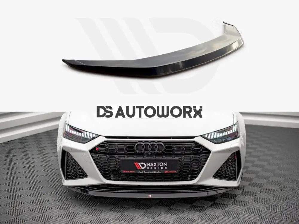 Maxton Design Front Splitter V3 Audi RS6 C8 RS7 C8 2019- Main image