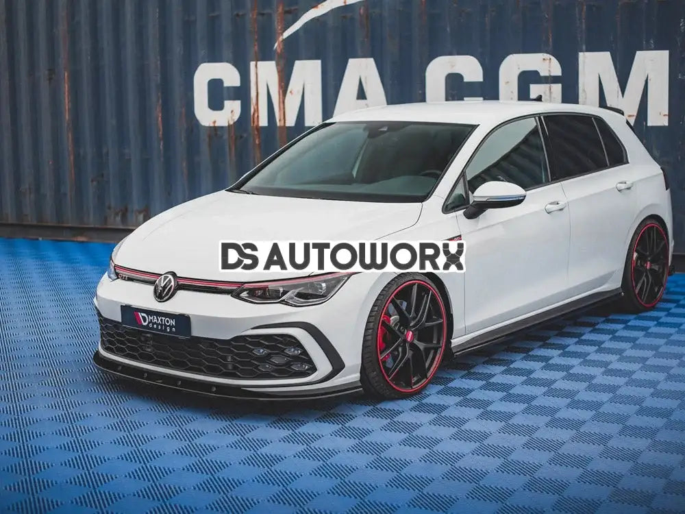 Maxton Design Front Splitter Volkswagen Golf MK8 GTI R-line 20- Secondary image