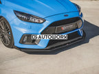 Maxton Design Racing Durability Front Splitter +flaps Ford Focus RS MK3 01-18