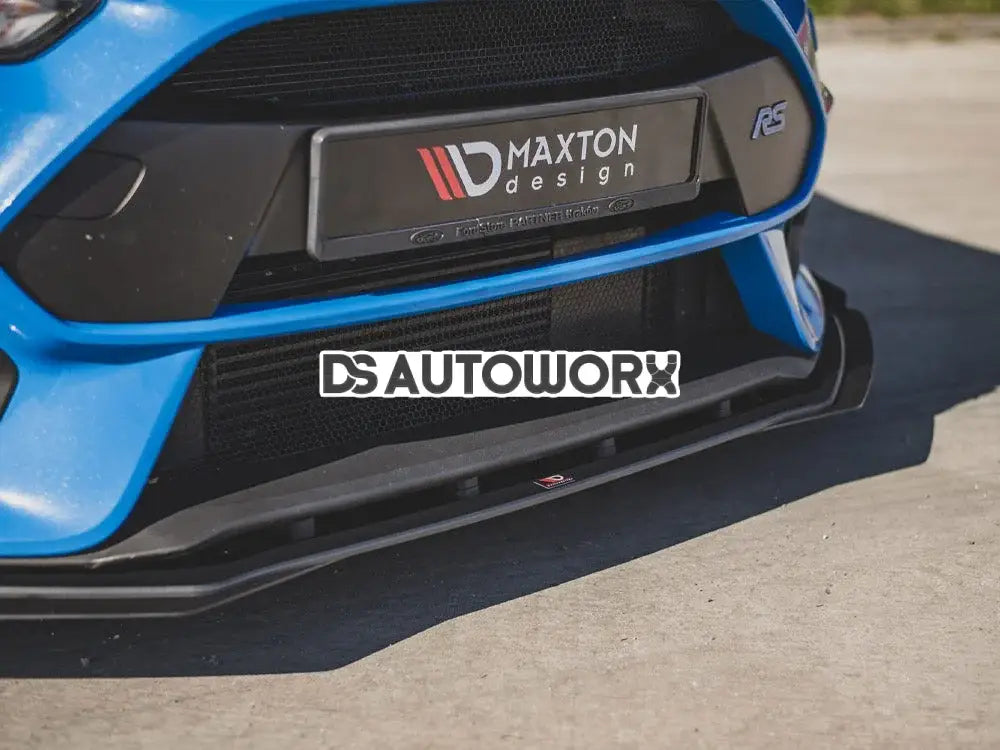 Maxton Design Racing Durability Front Splitter +flaps Ford Focus RS MK3 01-18