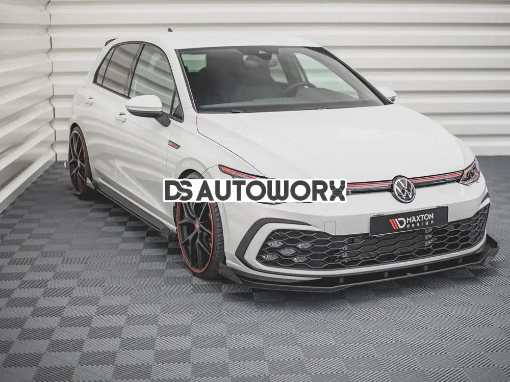 Maxton Design Racing Durability Front Splitter +flaps Volkswagen Golf 8 GTI R-line 20- Secondary image