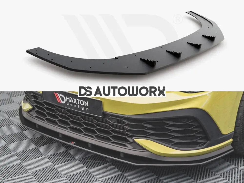 Maxton Design Racing Durability Front Splitter Volkswagen Golf 8 GTI Clubsport 20- Main image