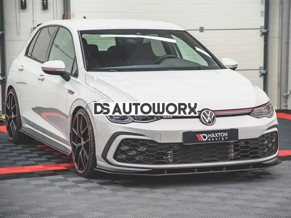 Maxton Design Racing Durability Front Splitter Volkswagen Golf 8 GTI R-line 20- Main image