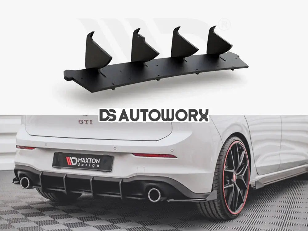 Maxton Design Racing Durability Rear Diffuser V1 Volkswagen Golf 8 GTI 20- Main image