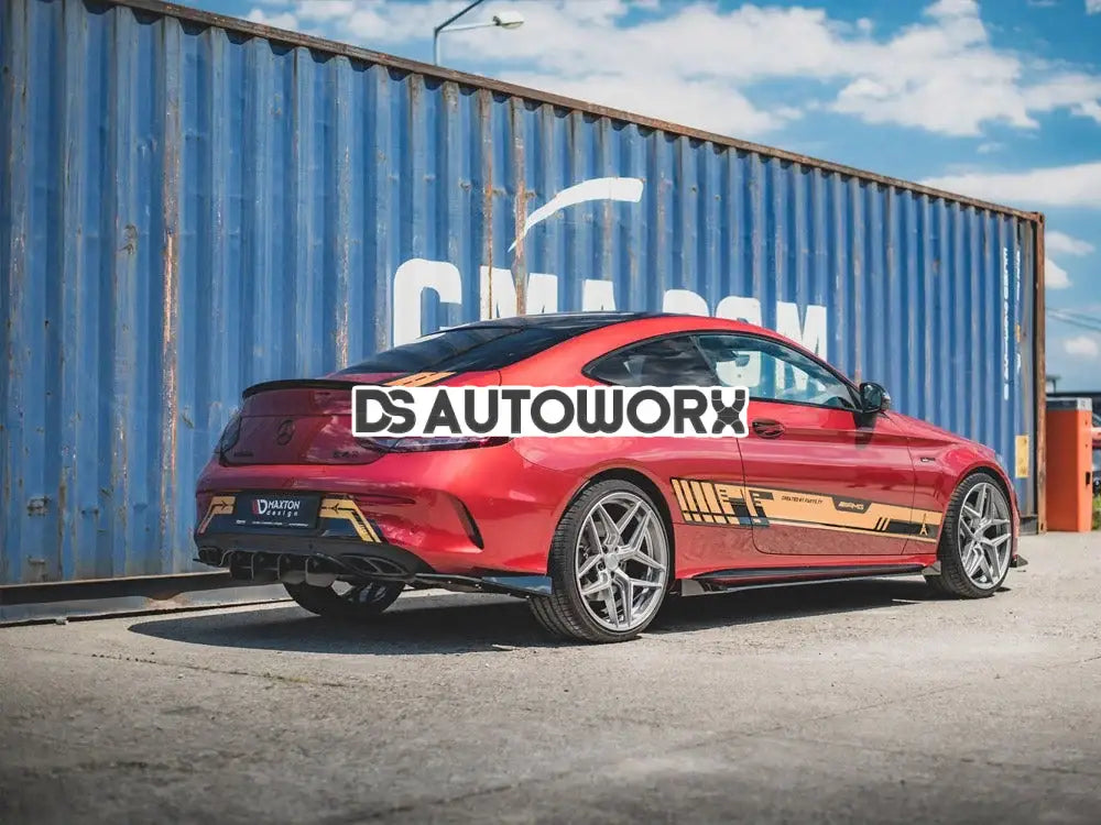 Maxton Design Racing Durability Rear Side Splitters +flaps Mercedes-amg C43 Coupe C205 2016- Secondary image