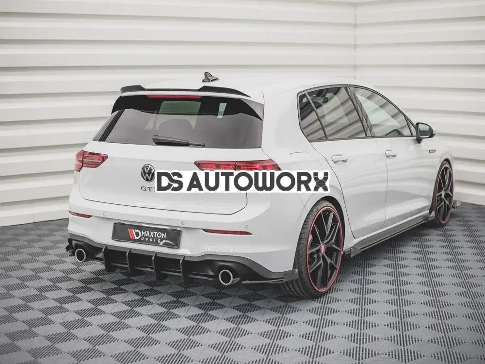 Maxton Design Racing Durability Rear Side Splitters +flaps Volkswagen Golf 8 GTI 20- Secondary image