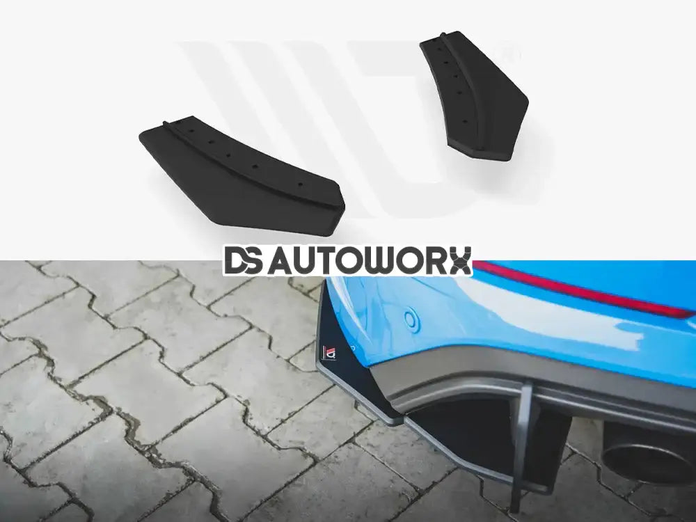 Maxton Design Racing Durability Rear Side Splitters Ford Focus RS MK3 01-18 Main image