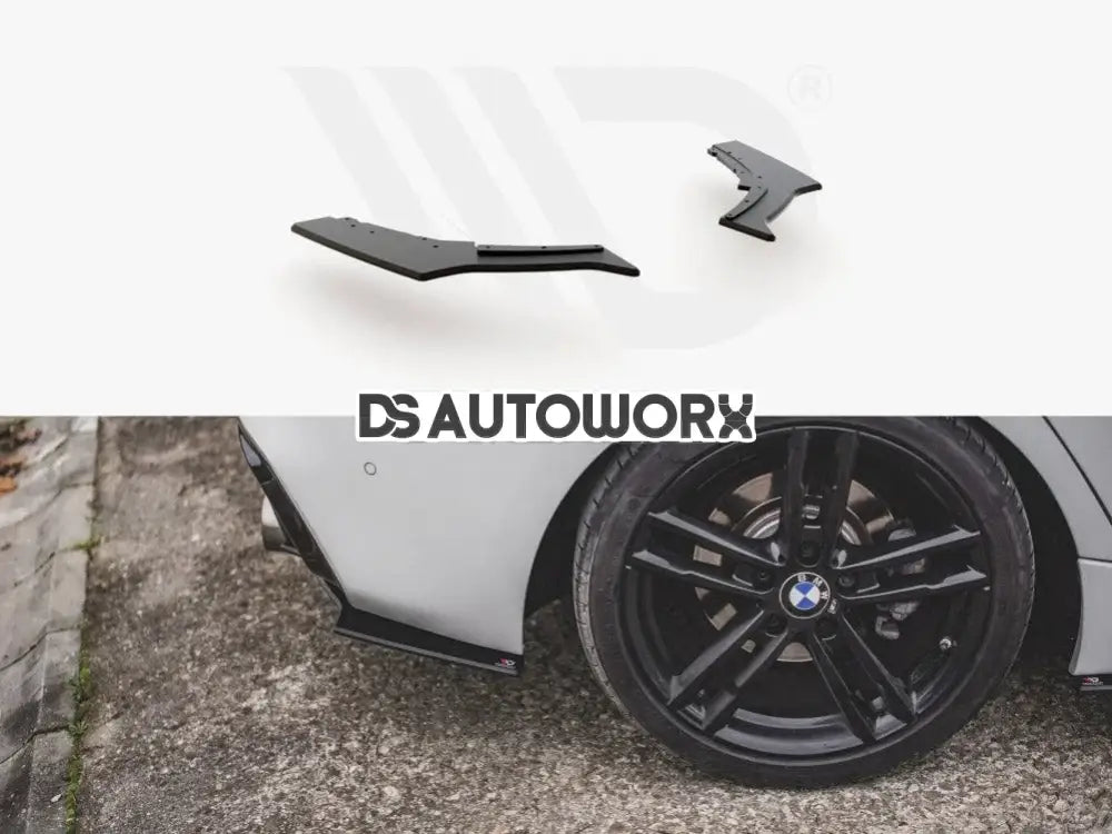 Maxton Design Racing Durability Rear Side Splitters V3 BMW 1-Series F20 M140I 15-19 Main image