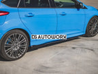 Maxton Design Racing Durability Side Skirts Diffusers +flaps Ford Focus RS MK3 01-18