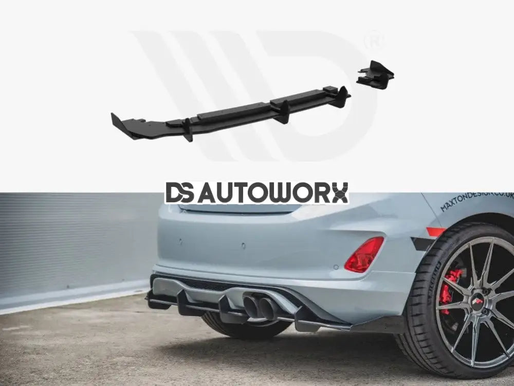 Maxton Design Maxton Racing Rear Diffuser +flaps Ford Fiesta MK8 ST 2018- Main image