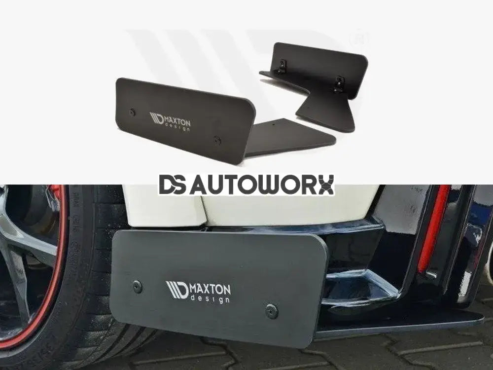 Maxton Design Racing Rear Side Splitters Honda Civic IX Type R 15-17