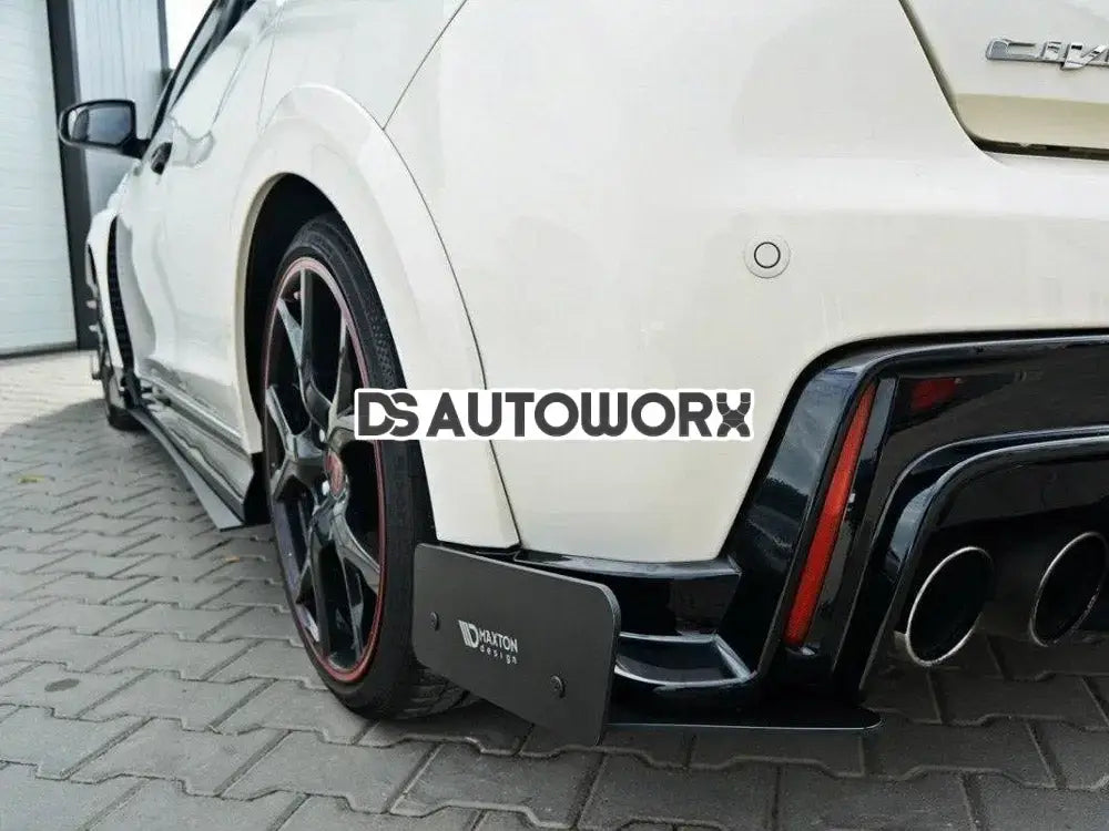 Maxton Design Racing Rear Side Splitters Honda Civic IX Type R 15-17
