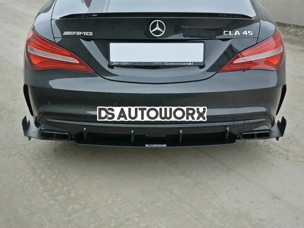 Maxton Design Racing Rear Side Splitters Mercedes CLA45 AMG C117 Facelift 01-19 Secondary image