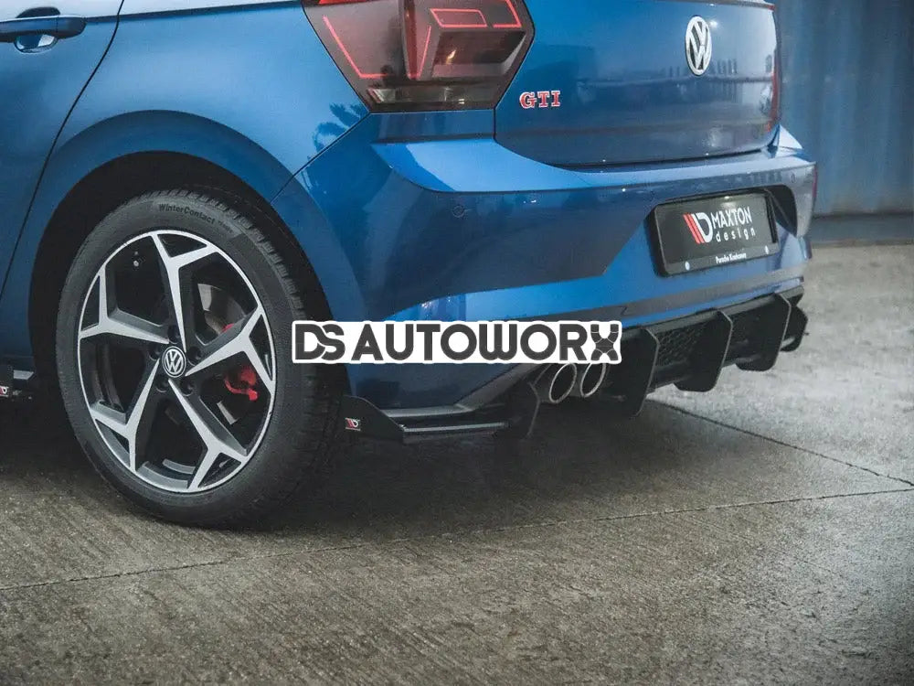 Maxton Design Maxton Racing Rear Valance +flaps Volkswagen Polo GTI MK6 17-21