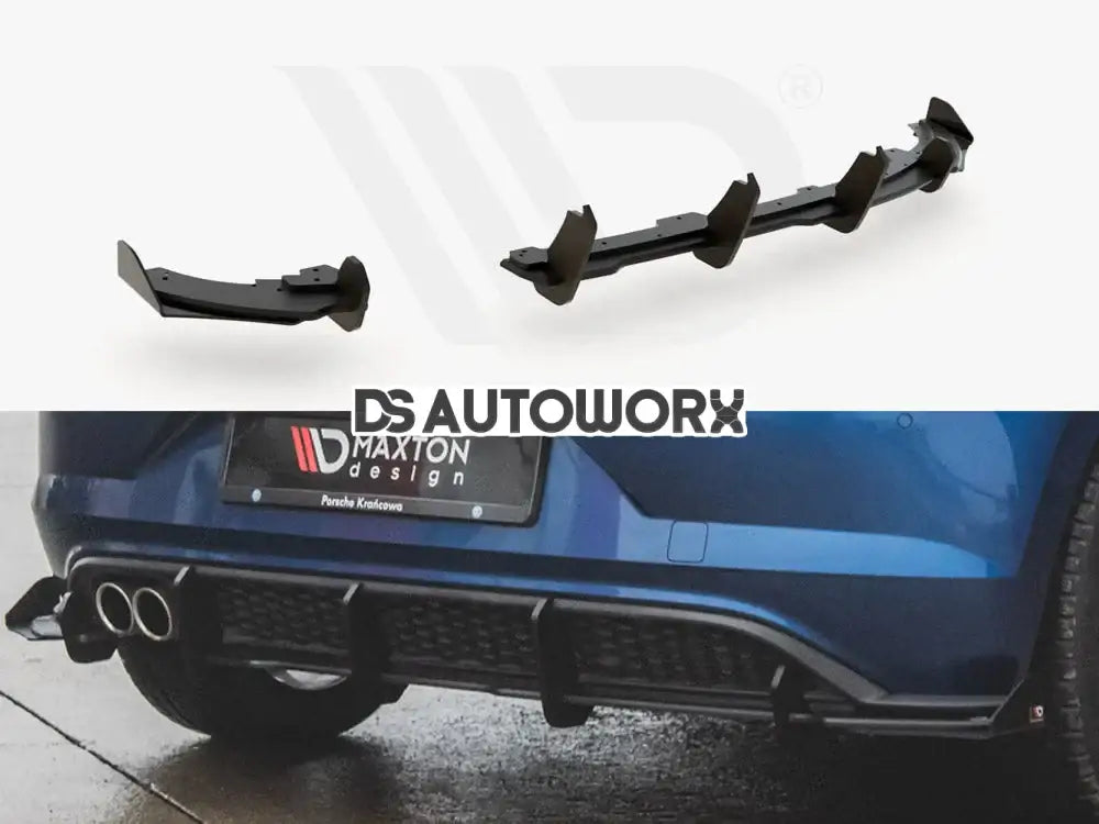 Maxton Design Maxton Racing Rear Valance +flaps Volkswagen Polo GTI MK6 17-21 Main image