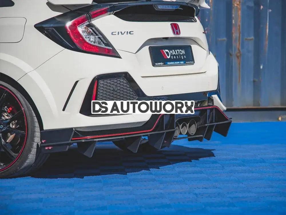 Maxton Design Maxton Racing Rear Valance Honda Civic X Type R 2017-