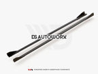 Maxton Design Maxton Racing Side Skirts Diffusers +flaps Volkswagen Polo GTI MK6 17-21