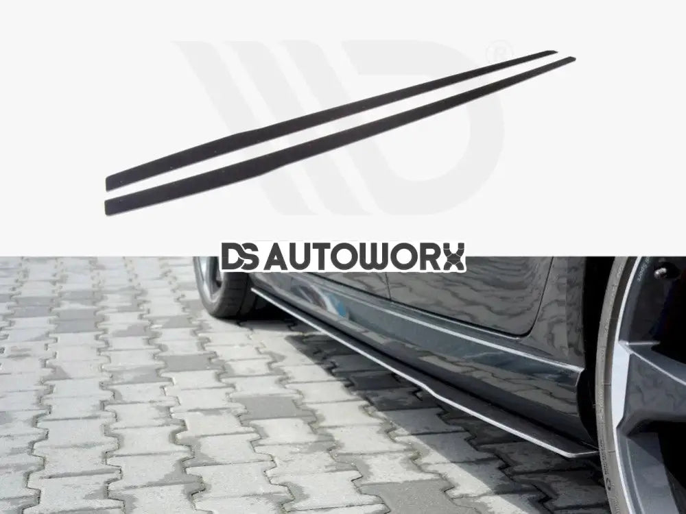 Maxton Design Racing Side Skirts Diffusers V.1 Audi RS3 8V Facelift Sportback 2017-20