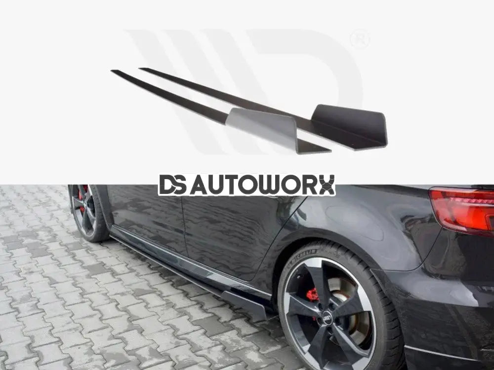 Maxton Design Racing Side Skirts Diffusers V.2 Audi RS3 8V Facelift Sportback 2017-20 Main image