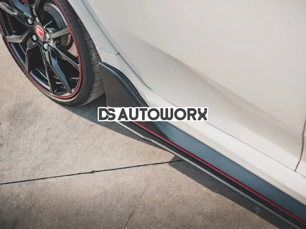 Maxton Design Maxton Racing Side Skirts Diffusers V2 Honda Civic X Type-r 2017-