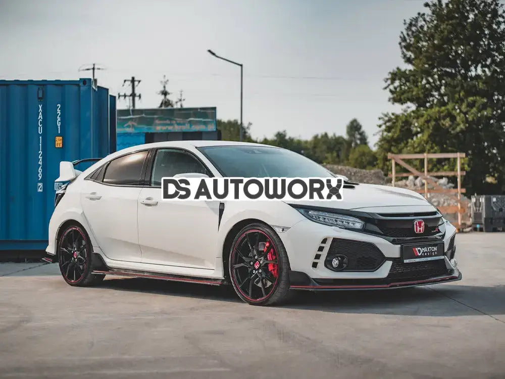 Maxton Design Maxton Racing Side Skirts Diffusers V2 Honda Civic X Type-r 2017- Secondary image