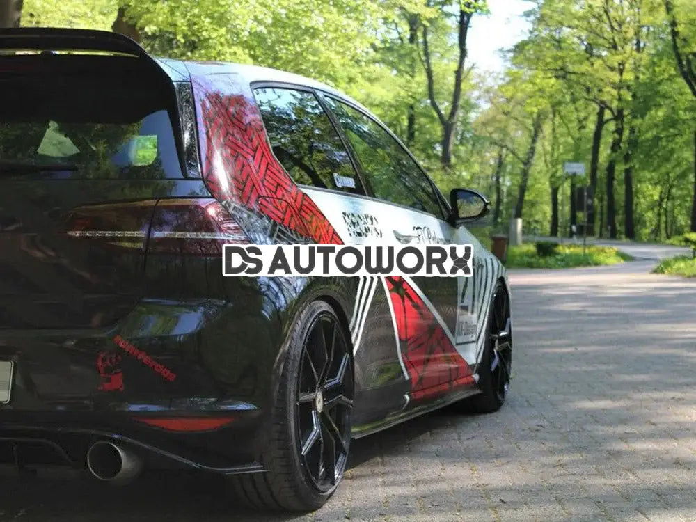 Maxton Design Racing Side Skirts Diffusers Volkswagen Golf MK7 GTI Clubsport 16-17 Main image