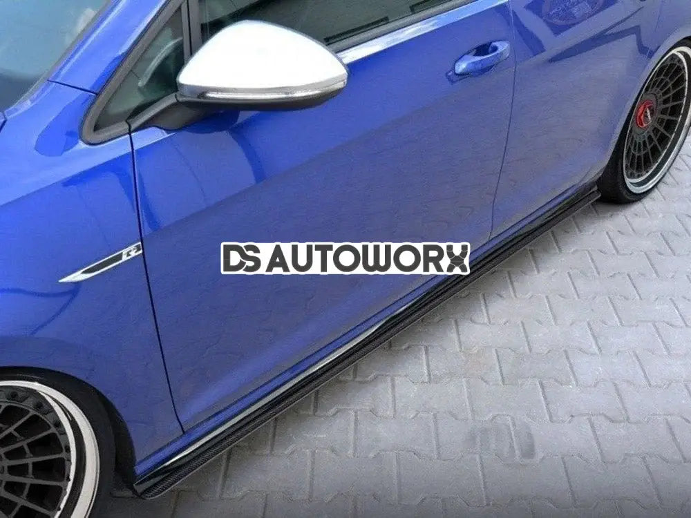 Maxton Design Racing Side Skirts Diffusers Volkswagen Golf R 7.5 2017-19 Main image