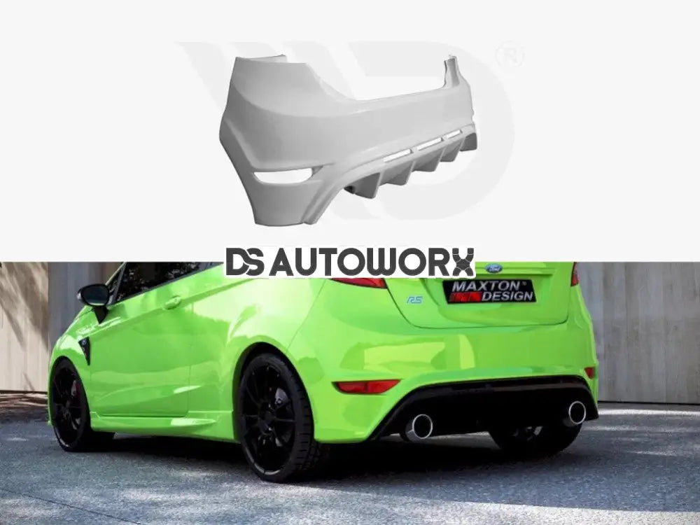 Maxton Design Rear Bumper Ford Fiesta MK7 Pre-facelift and Facelift Focus RS Style Main image