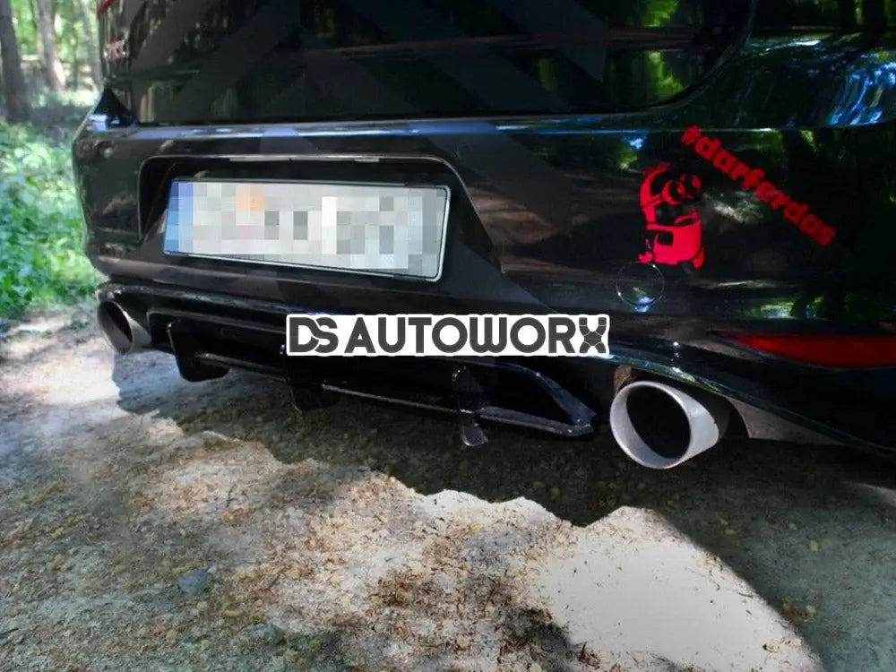 Maxton Design Rear Diffuser Volkswagen Golf MK7 GTI Clubsport 16-17 Secondary image