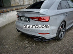 Maxton Design Rear Side Splitters Audi RS3 8V Facelift Sedan 2017-20