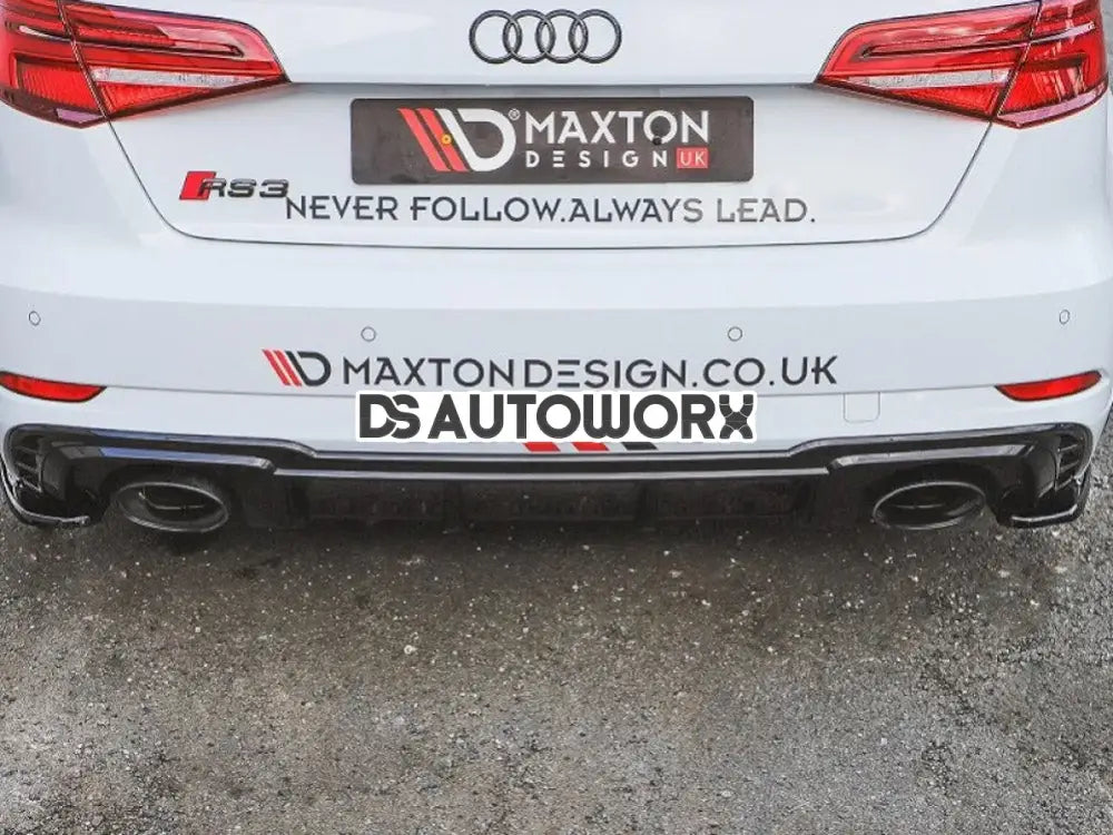 Maxton Design Rear Side Splitters Audi RS3 8V Facelift Sportback 17-20