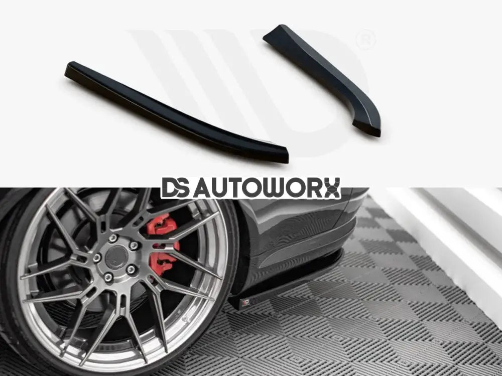 Maxton Design Rear Side Splitters Audi S8 D3 09-10 Main image