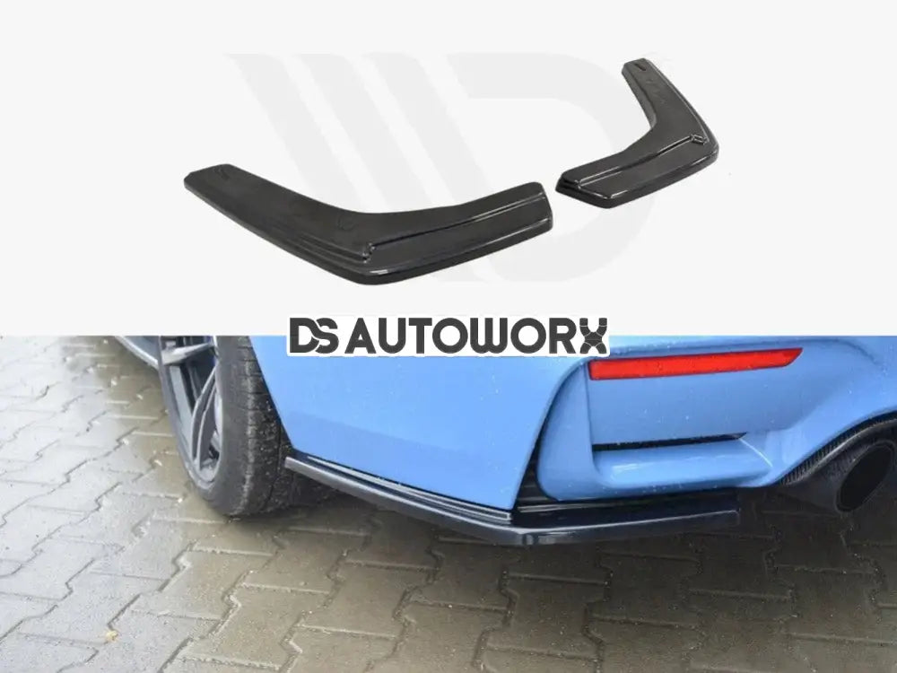 Maxton Design Rear Side Splitters BMW M4 F82 2014-20 Main image