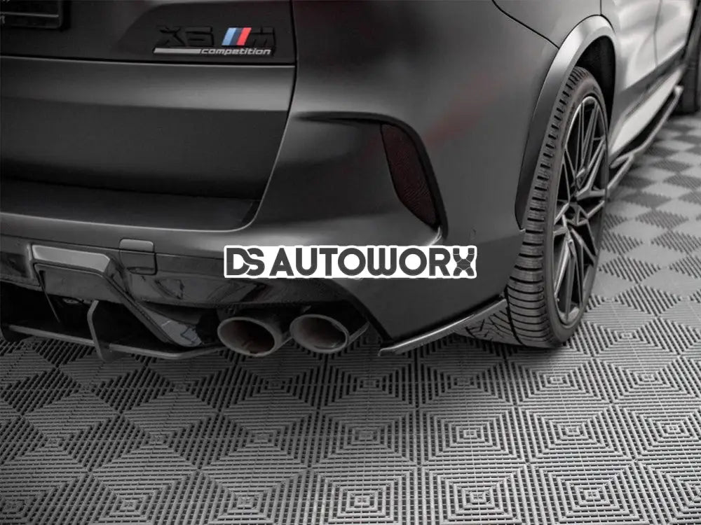 Maxton Design Rear Side Splitters BMW X5M F95 2018-