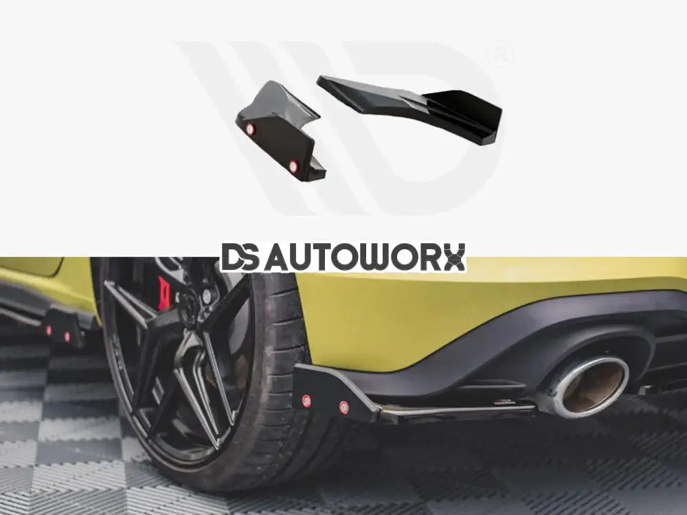 Maxton Design Rear Side Splitters +flaps V1 Volkswagen Golf 8 GTI Clubsport 20- Main image