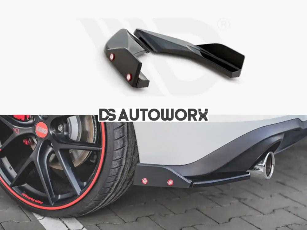 Maxton Design Rear Side Splitters +flaps V2 Volkswagen Golf 8 GTI 20- Main image