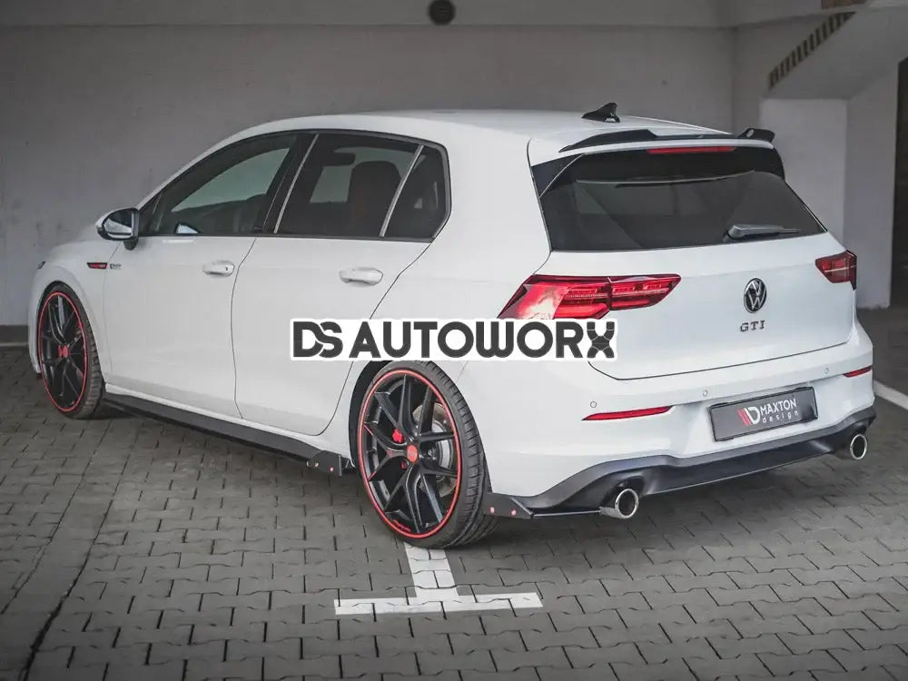 Maxton Design Rear Side Splitters +flaps V2 Volkswagen Golf 8 GTI 20- Secondary image