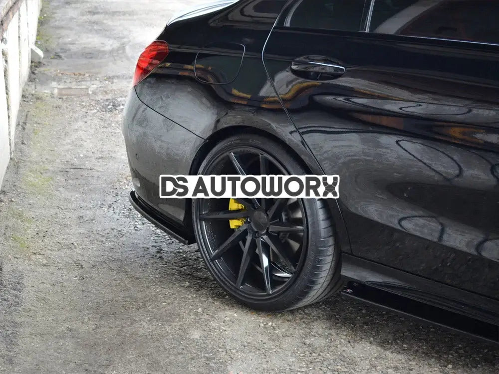 Maxton Design Rear Side Splitters Mercedes C43 AMG W205 Sedan Estate 16-18