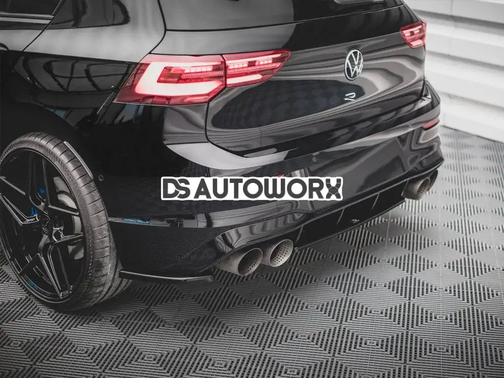 Maxton Design Rear Side Splitters V.1 Volkswagen Golf R MK8 20- Main image
