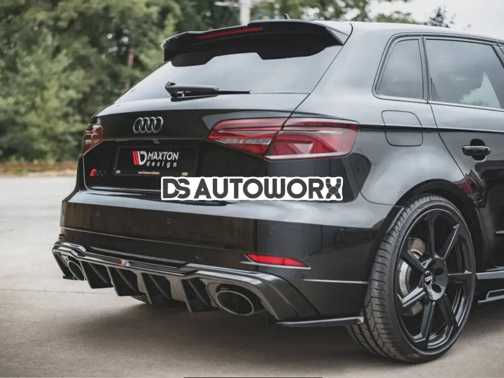 Maxton Design Rear Side Splitters V.2 Audi RS3 8V Sportback Facelift 2017-UP Secondary image
